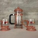 Cafetera francesa cobre